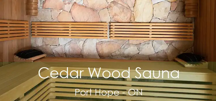  Cedar Wood Sauna Port Hope - ON