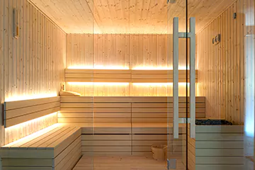 Modern Sauna Setup in Port Hope, Ontario