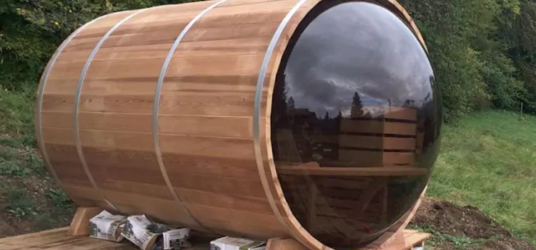 Panorama 4-Person Glass Cabin Sauna Maintenance in Port Hope, Ontario