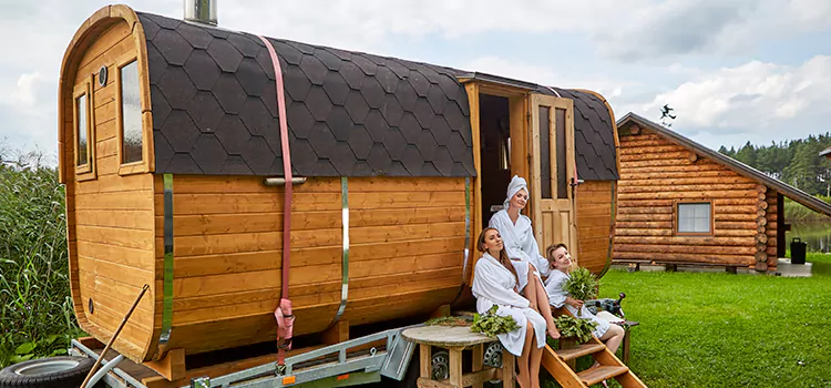Residential Outdoor Cabin Sauna Construction in Port Hope, Ontario