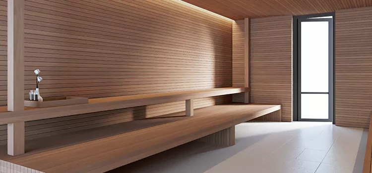 Spruce Wood Sauna Maintenance in Port Hope, ON