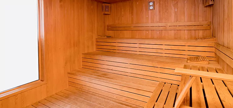 Custom Hemlock Wood Sauna Construction in Port Hope, Ontario