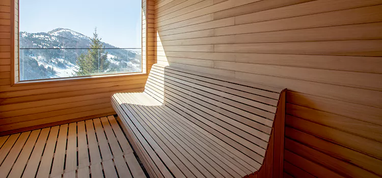 Luxury Pine Wood Sauna Restoration and Refurbishment in Port Hope, ON