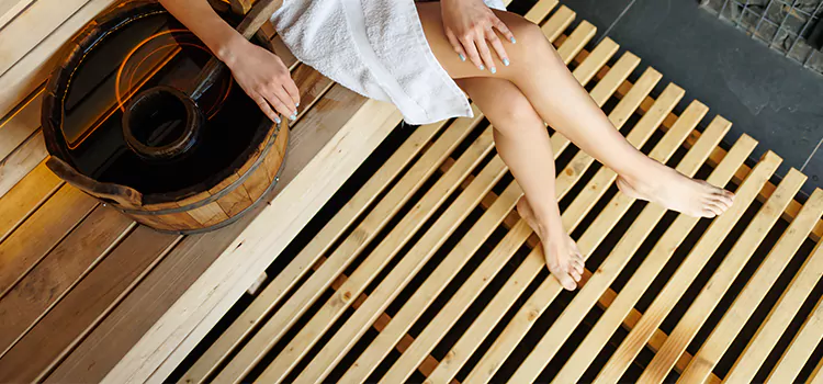 Composite Sauna Deck Installation in Port Hope, ON