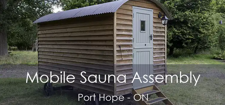  Mobile Sauna Assembly Port Hope - ON