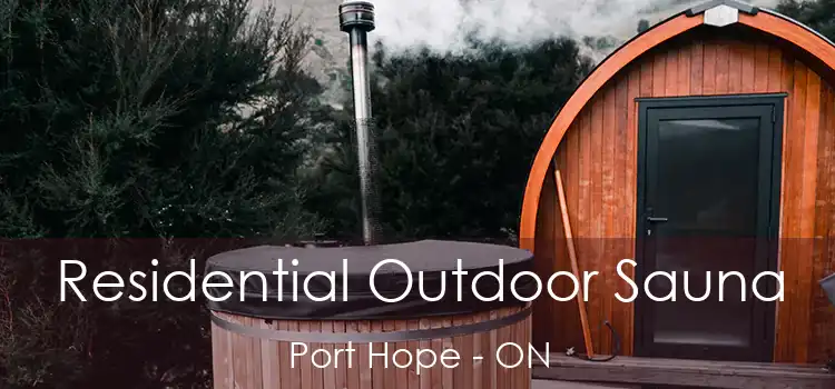  Residential Outdoor Sauna Port Hope - ON