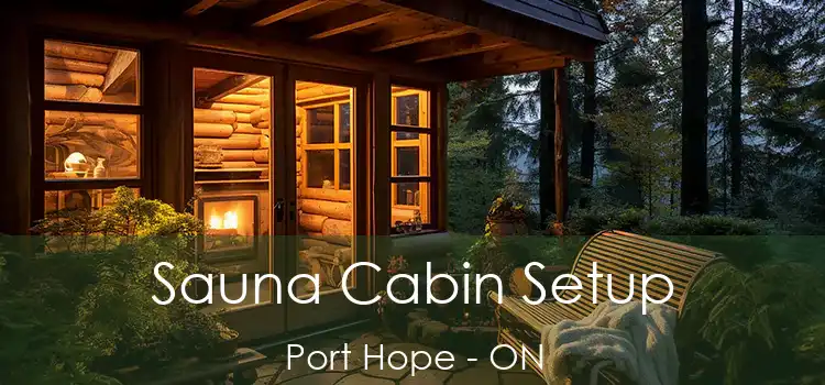  Sauna Cabin Setup Port Hope - ON