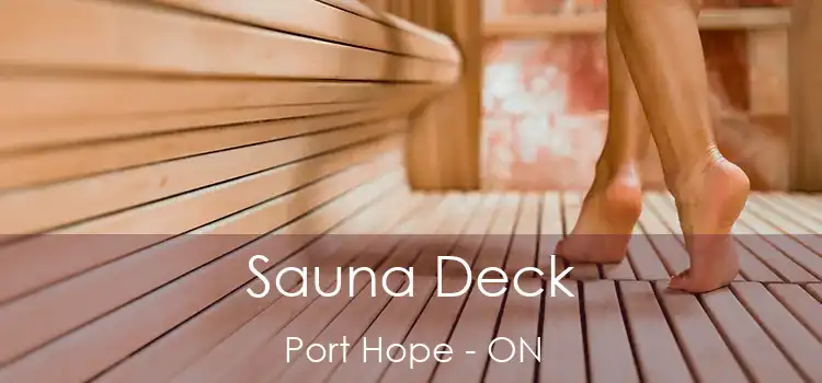  Sauna Deck Port Hope - ON