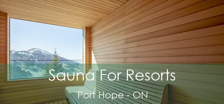 Sauna For Resorts Port Hope - ON