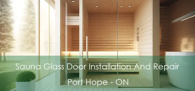  Sauna Glass Door Installation And Repair Port Hope - ON