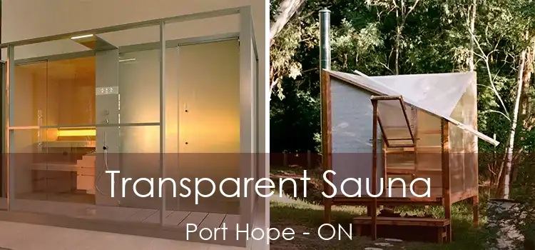  Transparent Sauna Port Hope - ON